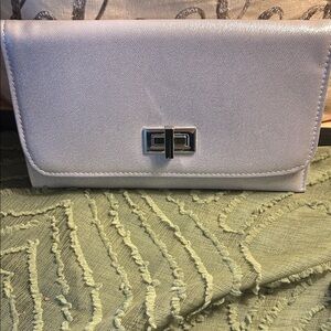 Elegant Silver Women's Clutch